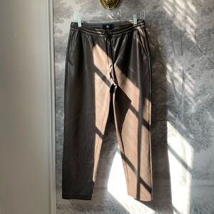 Banana Republic Faux Leather Joggers